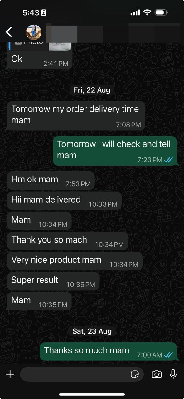 Customer review image