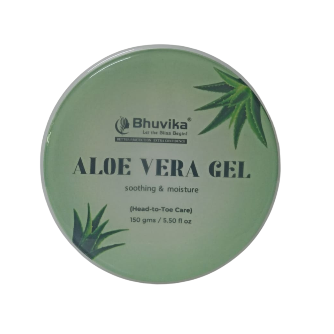 Bhuvika Aloe Vera Gel [250 gm] | Moisturize, remove pimples, provide instant glow, removes excess oil | Perfect for daily skincare routine