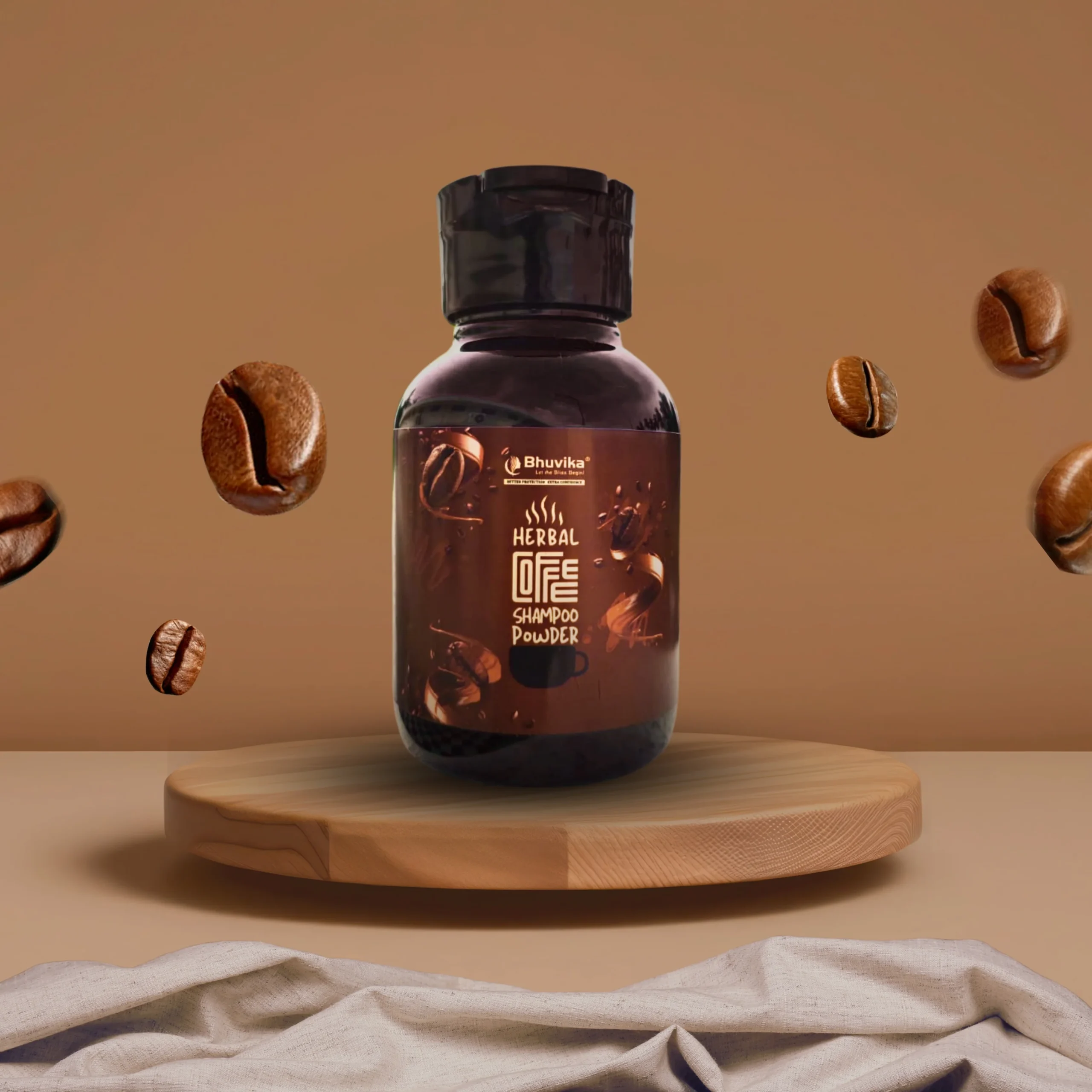 Herbal Coffee Shampoo Powder – Natural Hair Cleanser for Dandruff Control, Hair Growth & Scalp Detox | 100g | No Sulphates or Parabens | Unisex