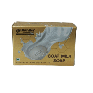 Bhuvika Goat Milk Soap | Grade 1, 78% TFM for superior care and nourishment | Maintain skin's natural moisture balance | Perfect for your daily bathing routine | suitable for all skin types
