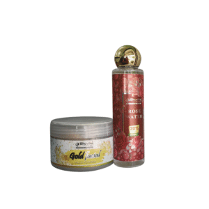 Gold  Facial powder+Rose water 120 ml