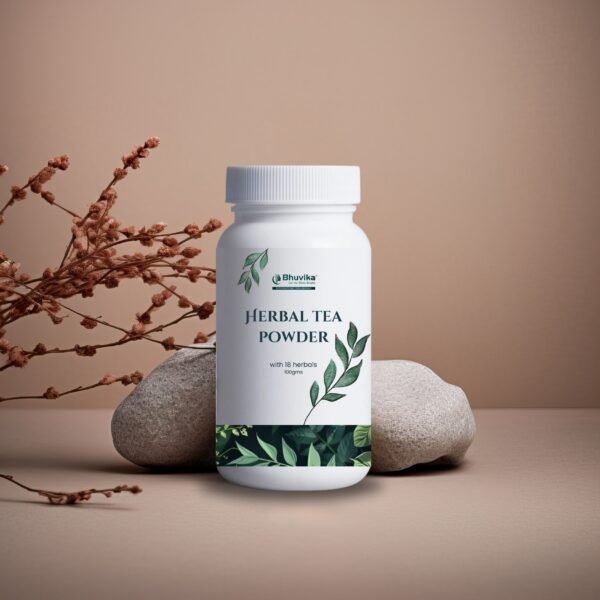 Bhuvika Ayurvedic Herbal Wellness Powder | 100g | With Licorice Root, Ashwagandha, Gotu Kola, Cinnamon Bark & 20+ Herbs | Immunity & Stress Support | Natural Detox Formula - Image 2