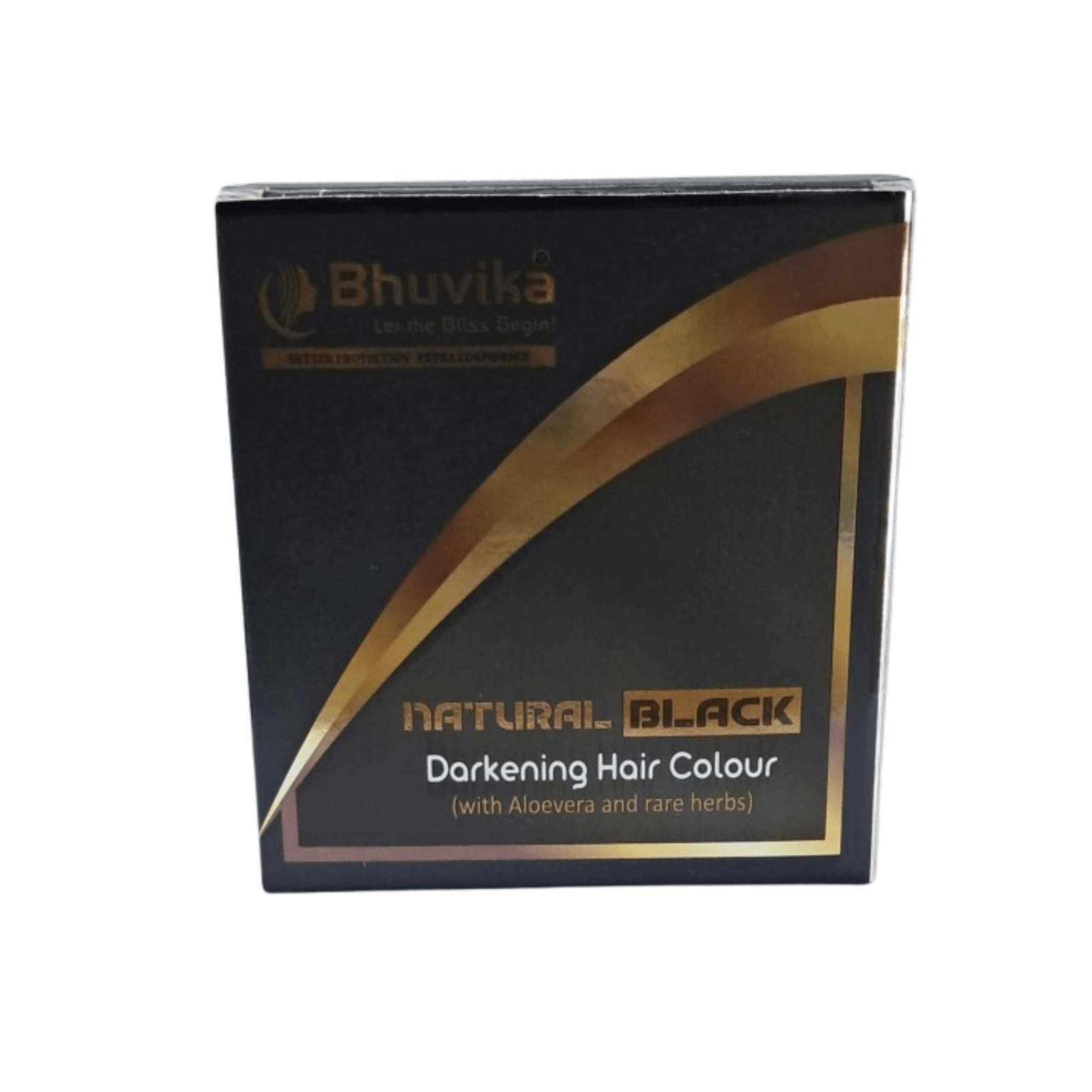Bhuvika Natural Hair Colour Powder with Henna, Amla, Neem, Shikakai, and Coffee, 15g, Pack of 4 | Natural alternative to chemical hair dyes | Suitable for all hair types