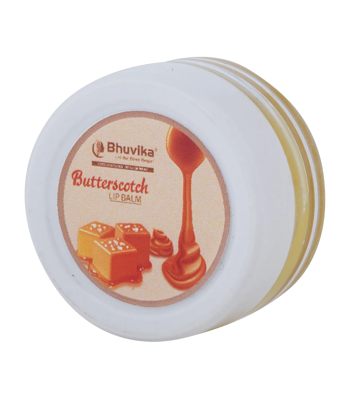 Bhuvika Butterscotch Lip Balm – 100% Natural & Moisturizing | Nourishing Lip Care with Hydrating Benefits | Softens & Protects Dry Lips