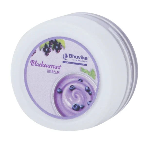 Bhuvika Blackcurrant Lip Balm – 100% Natural & Moisturizing | Nourishing Lip Care with Hydrating Benefits | Softens & Protects Dry Lips