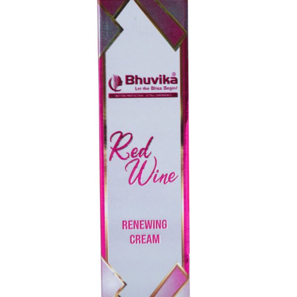 This renewing cream, enriched with red wine extract, helps reduce marks, fine lines, and uneven skin tone. Its antioxidant-rich formula smooths, hydrates, and refines the skin for a radiant, youthful glow with daily use.
