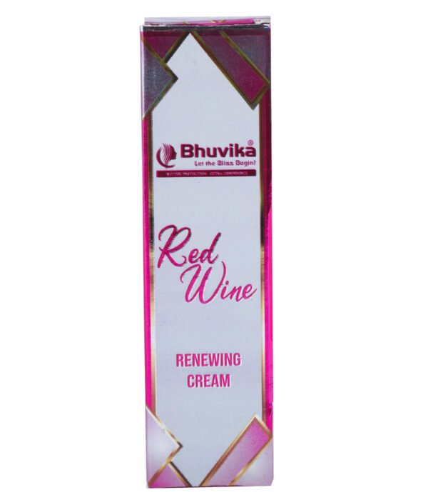 This renewing cream, enriched with red wine extract, helps reduce marks, fine lines, and uneven skin tone. Its antioxidant-rich formula smooths, hydrates, and refines the skin for a radiant, youthful glow with daily use.