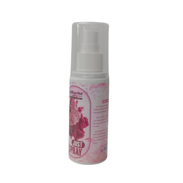 Bhuvika Just Spray Herbal Face Spray (Face freshener) – Healing Benefits for Skin | 100% Natural & Refreshing Pink Fragrance | Alcohol-Free & Gentle on Skin | Helps to maintain skin’s pH balance - Image 4
