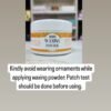 Bhuvika Waxing Powder | 100% Handmade with Sandalwood, Rice Flour, Orange Peel Formula, Fuller's Earth Powder, Rose Powder, and Wax Components | Easy to use - Image 4
