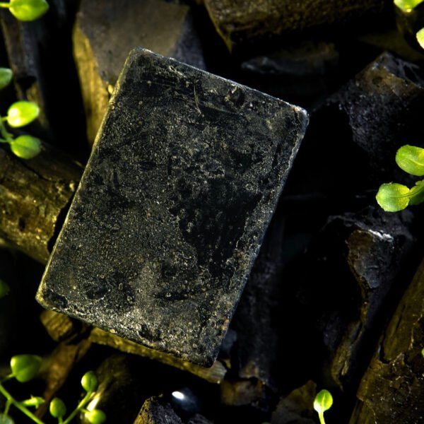 Bhuvika Charcoal Scrub Soap 125g | Natural Glycerine & Exfoliating Formula | Deep Cleansing Handmade Soap for Clear, Smooth Skin