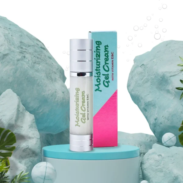 Bhuvika Moisturizing Gel Cream with Vitamin C, Hyaluronic Acid, Vitamin E & Goji Berry – Skin Whitening, Brightening & Deep Hydration | Helps restore natural glow with antioxidant-rich ingredients