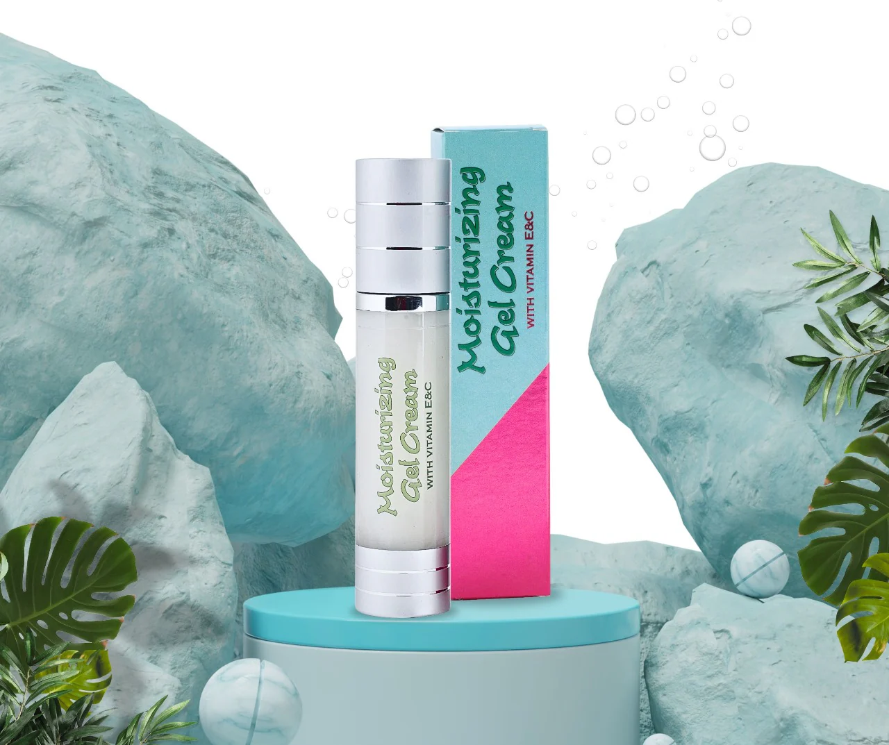 Bhuvika Moisturizing Gel Cream with Vitamin C, Hyaluronic Acid, Vitamin E & Goji Berry – Skin Whitening, Brightening & Deep Hydration | Helps restore natural glow with antioxidant-rich ingredients