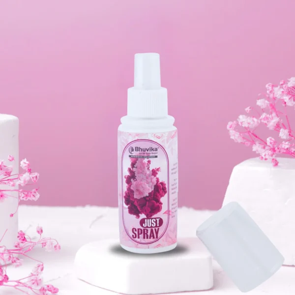 Bhuvika Just Spray Herbal Face Spray (Face freshener) – Healing Benefits for Skin | 100% Natural & Refreshing Pink Fragrance | Alcohol-Free & Gentle on Skin | Helps to maintain skin’s pH balance