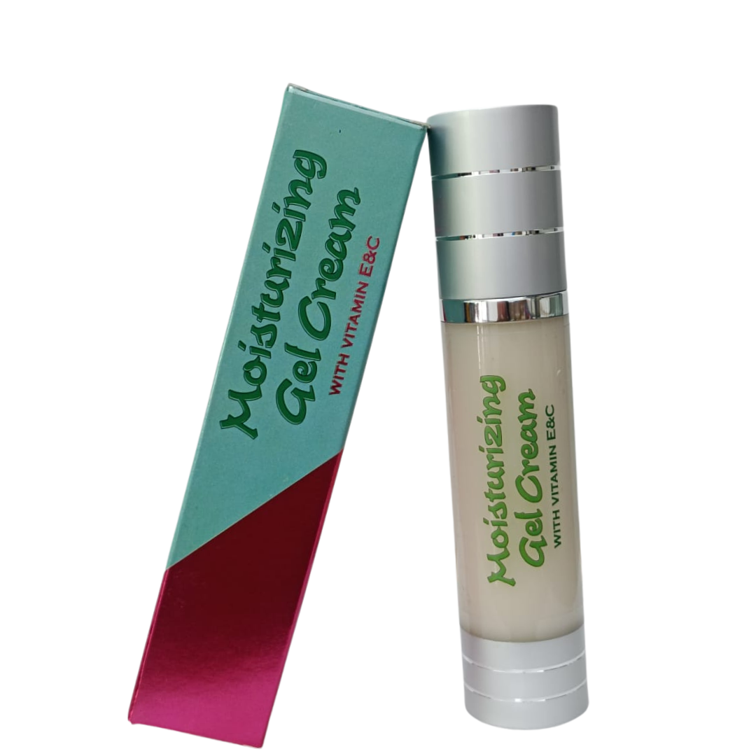 Bhuvika Moisturizing Gel Cream with Vitamin C, Hyaluronic Acid, Vitamin E & Goji Berry – Skin Whitening, Brightening & Deep Hydration | Helps restore natural glow with antioxidant-rich ingredients