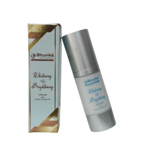 Bhuvika Whitening & Brightening Cream with Honey and Argan Oil | Anti-Aging Face Cream |  Reduce wrinkles, excess oil, and pores and enhance glow | Perfect for daily use