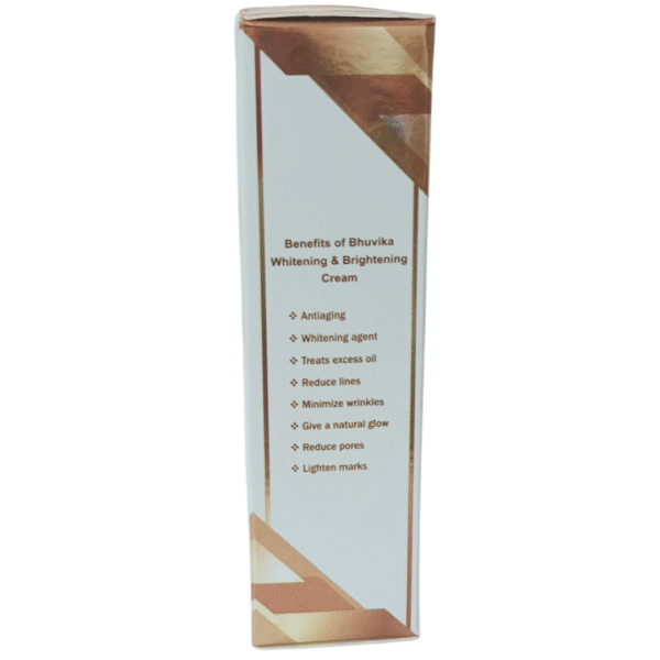 Bhuvika Whitening & Brightening Cream with Honey and Argan Oil | Anti-Aging Face Cream |  Reduce wrinkles, excess oil, and pores and enhance glow | Perfect for daily use - Image 3