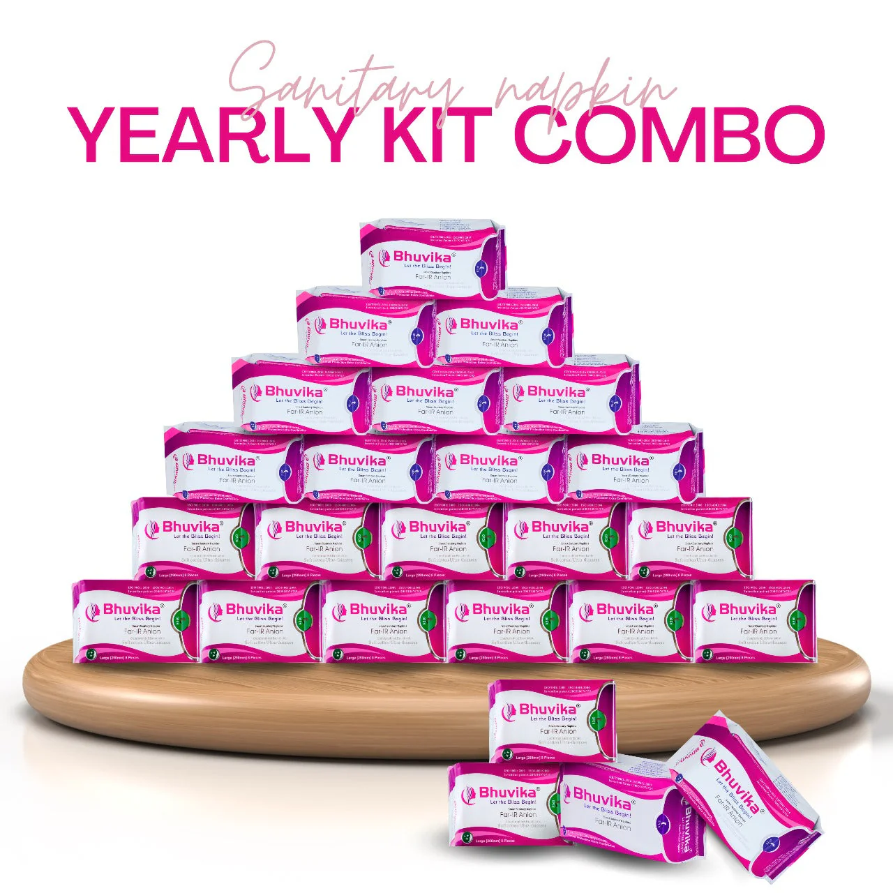 Sanitary napkin yearly kit (30% discount)